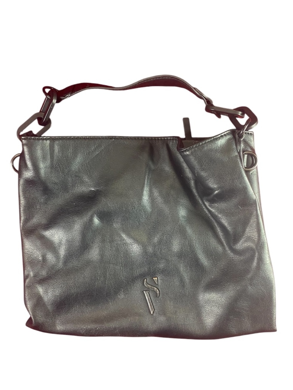 Simply Vera Wang Black Leather Shoulder bag